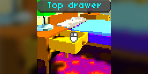 Cover image for Low rez point and click adventure