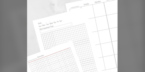 Cover image for Minimal Planner Printables