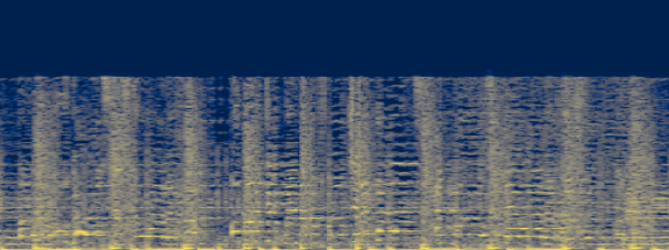 Screenshot of the spectrogram from https://www.bamsoftware.com/hacks/anotherroom/, playing "Girls Just Wanna Have Fun".
