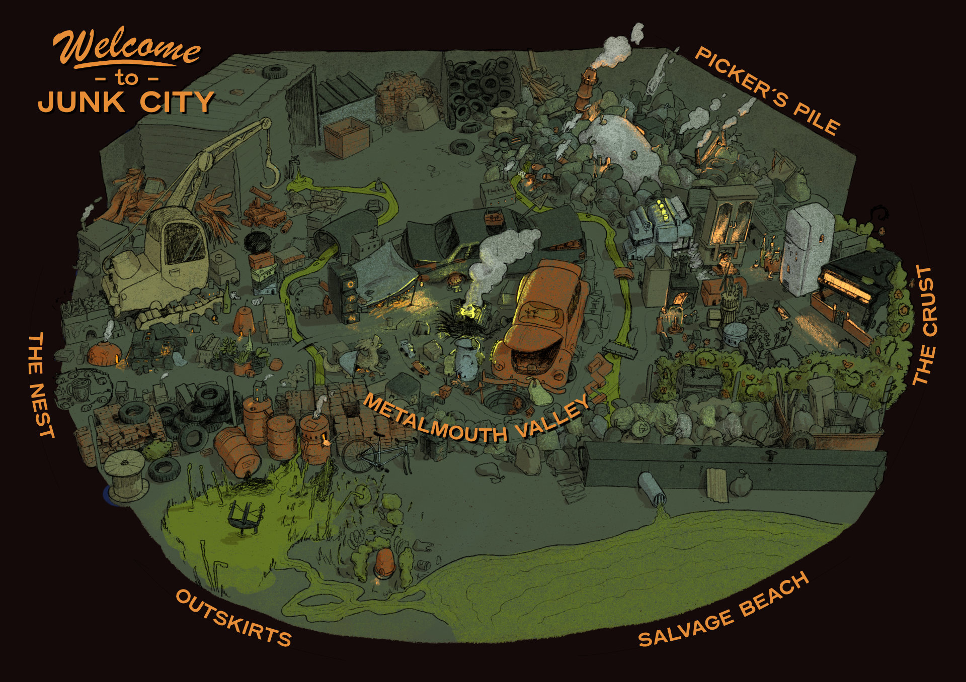 Map of Junk City
