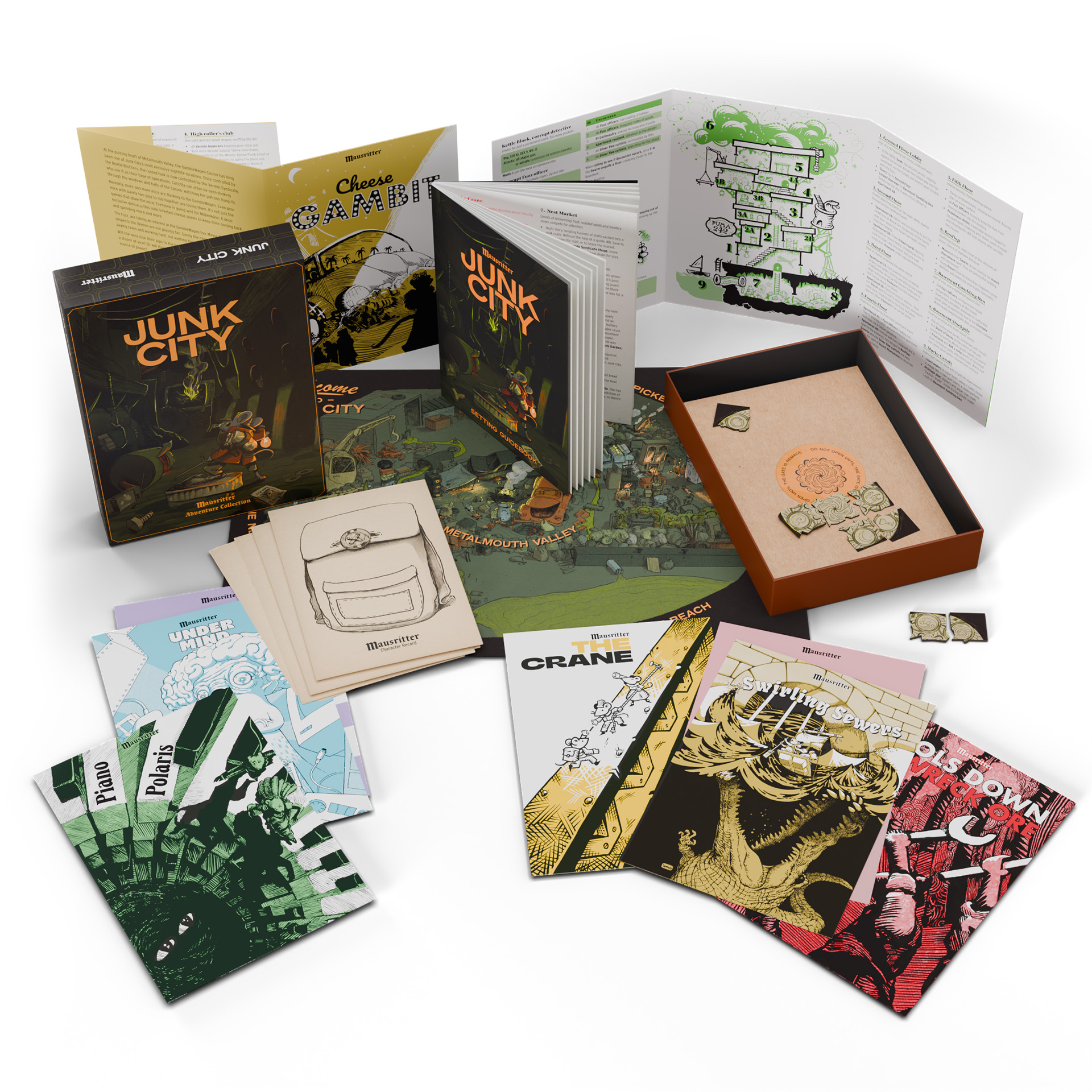 Everything in the Junk City box