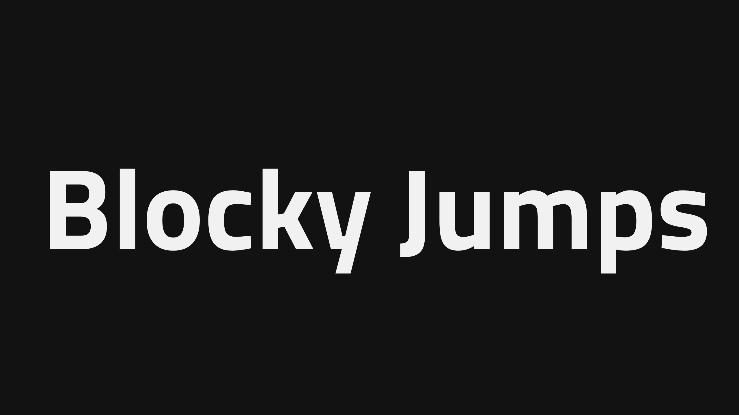 Blocky Jumps