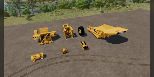 Cover image for FS22 Buildable Cat 795 AC v1.0.0.1