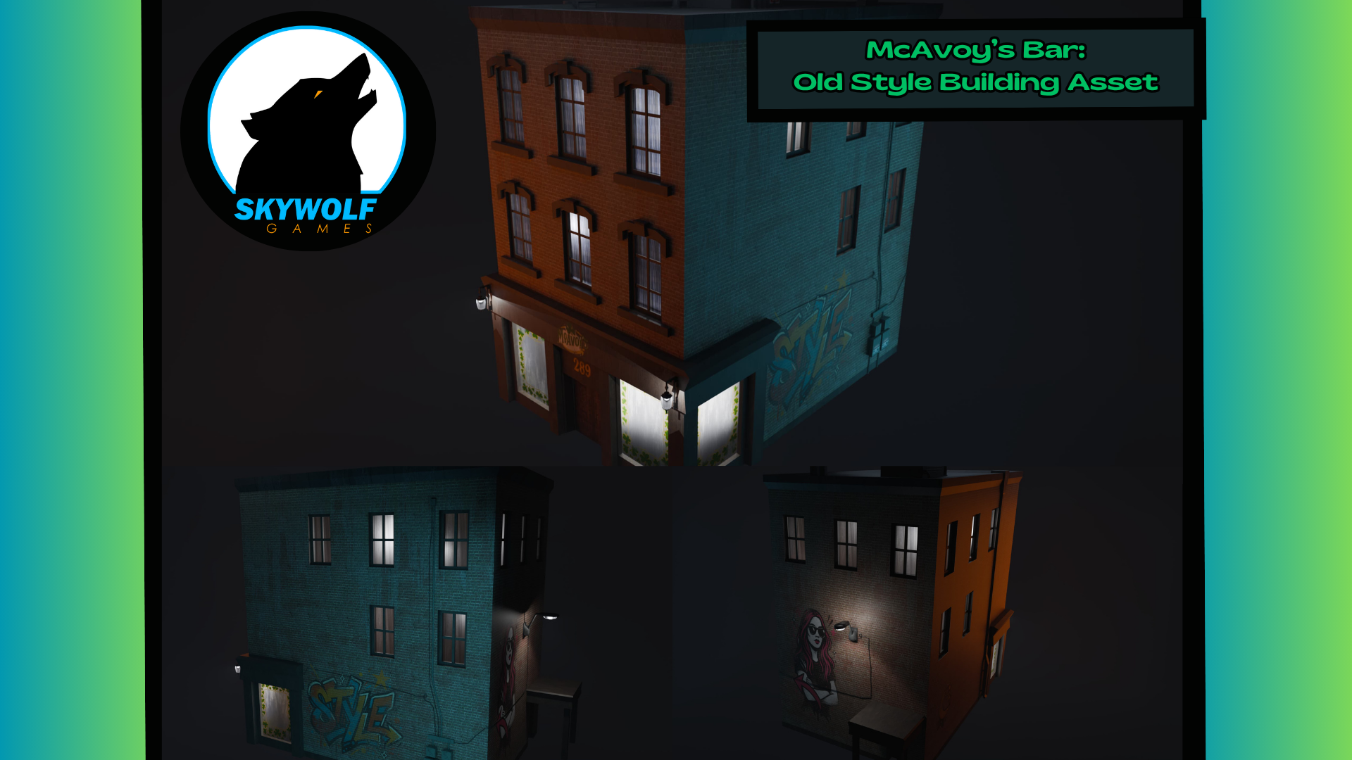 McAvoys Bar: Realistic Old Style Urban Building