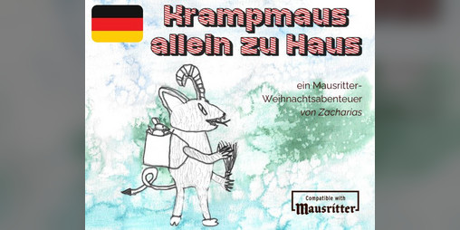 Cover image for Krampmaus allein zu Haus
