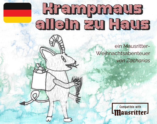 Cover image for Krampmaus allein zu Haus