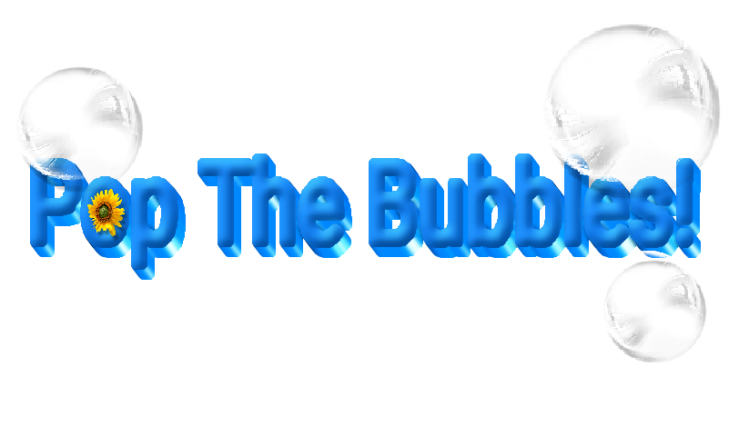 Pop the bubbles! (Frutiger aero game)