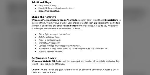 Cover image for Director Handler Playbook for Girl Frame
