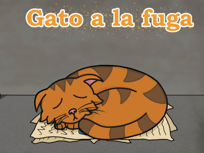 Cover image for Gato a la fuga