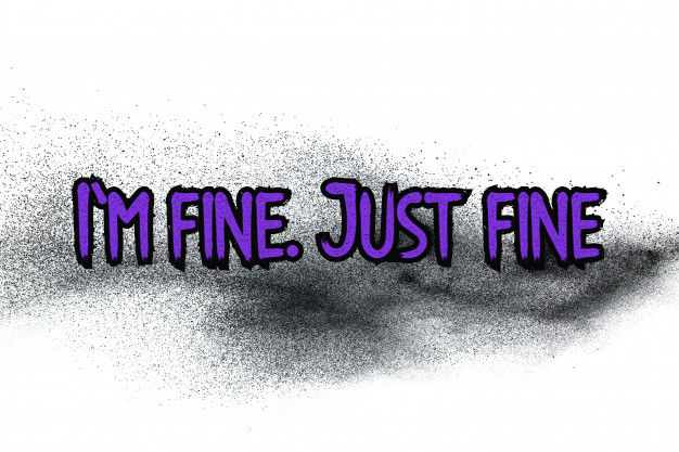 Cover image for I'm fine. Just fine