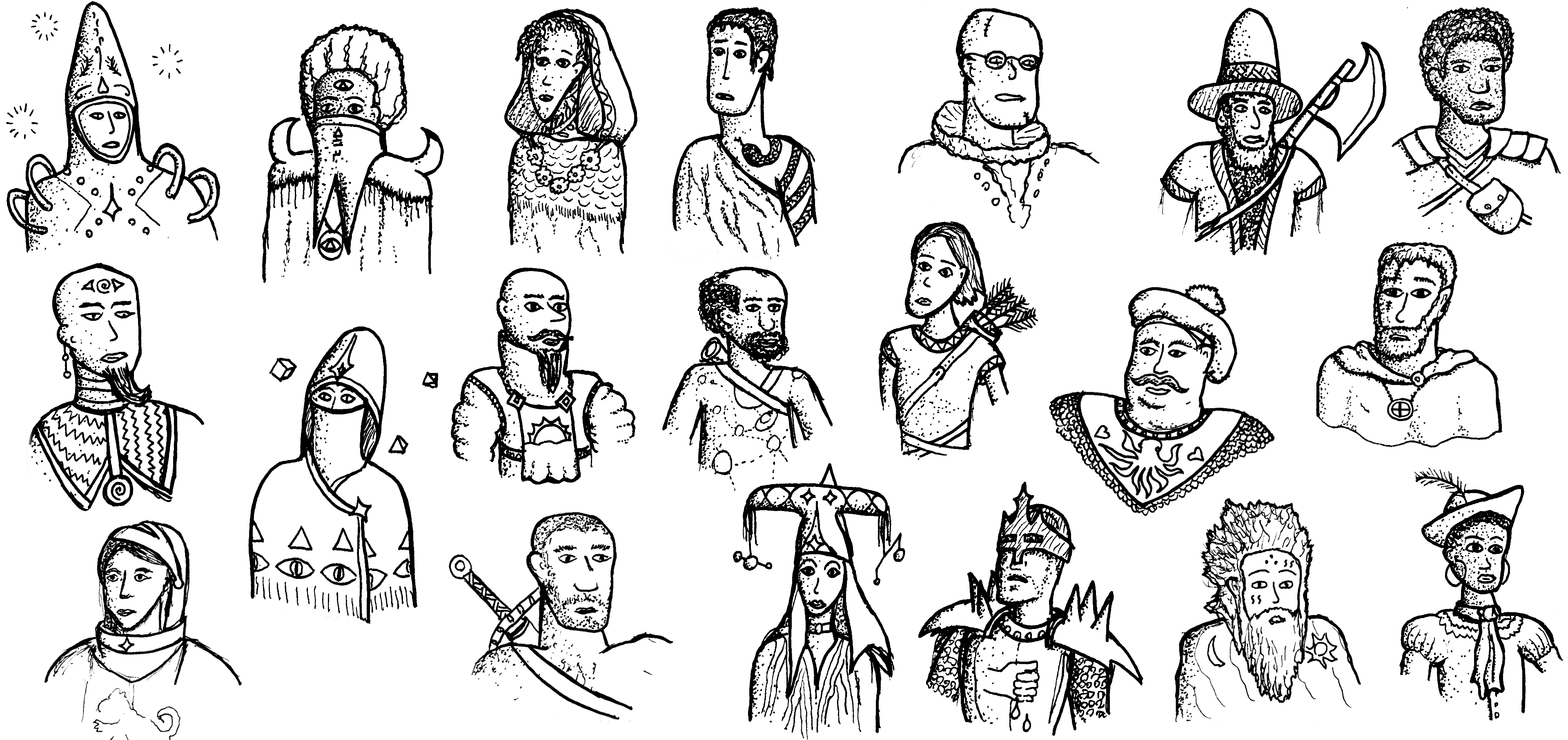 Supplement A: Pregenerated Personage Portfolio