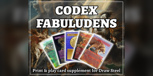 Cover image for Codex Fabuludens, Card Supplement for Draw Steel
