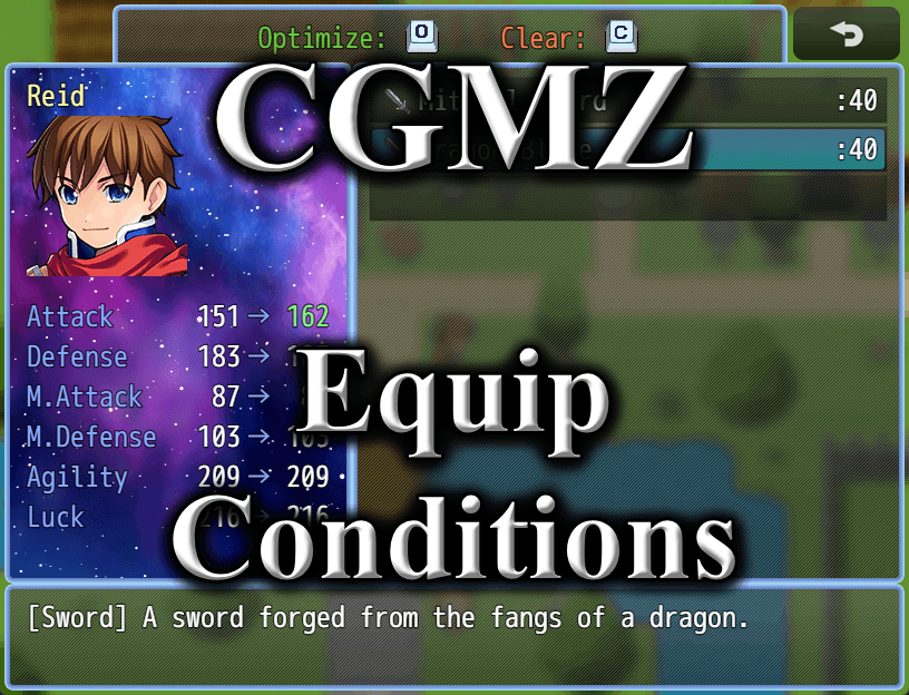 Cover image for [CGMZ] Equip Conditions for RPG Maker MZ