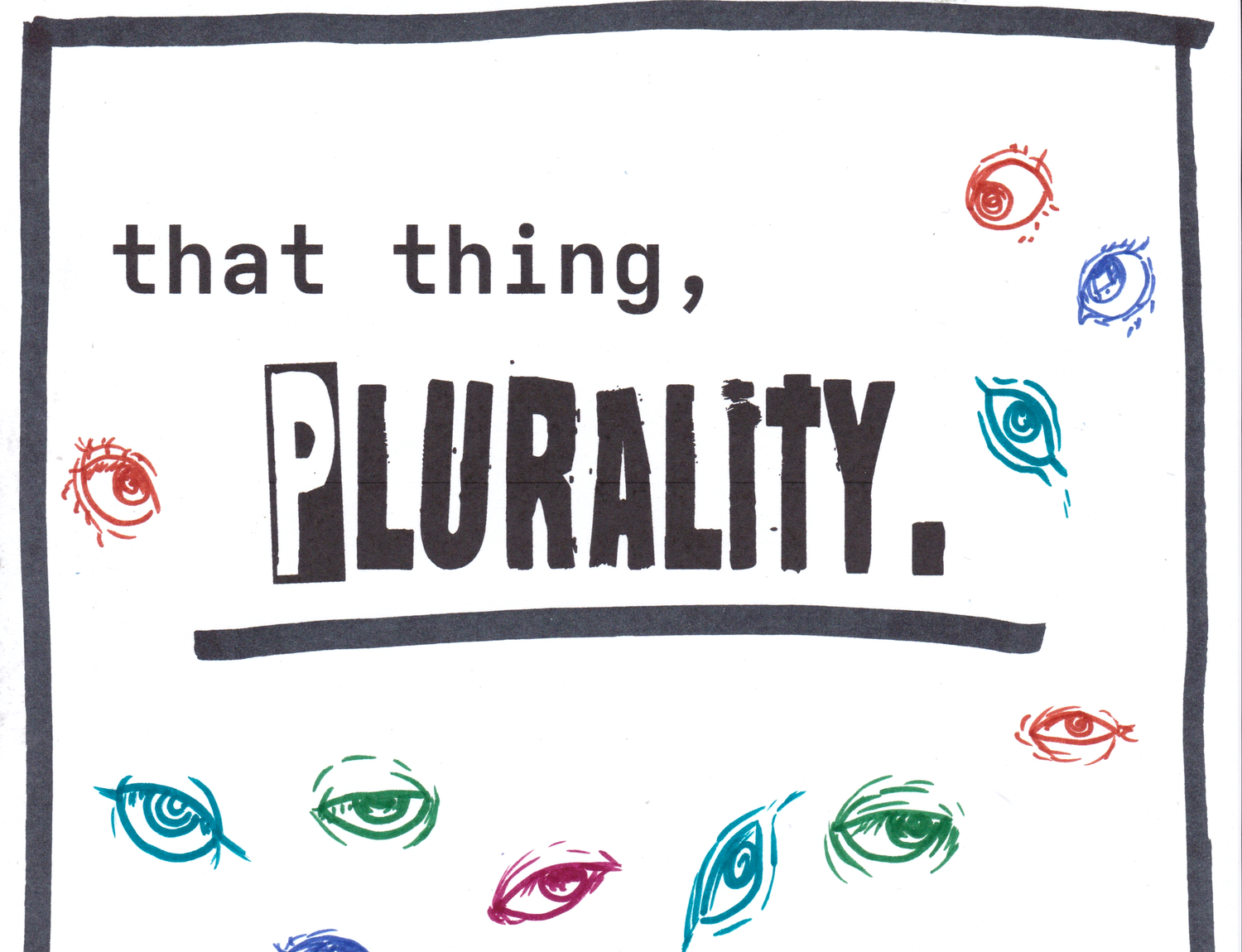 Cover image for That Thing, Plurality: What's It Like?