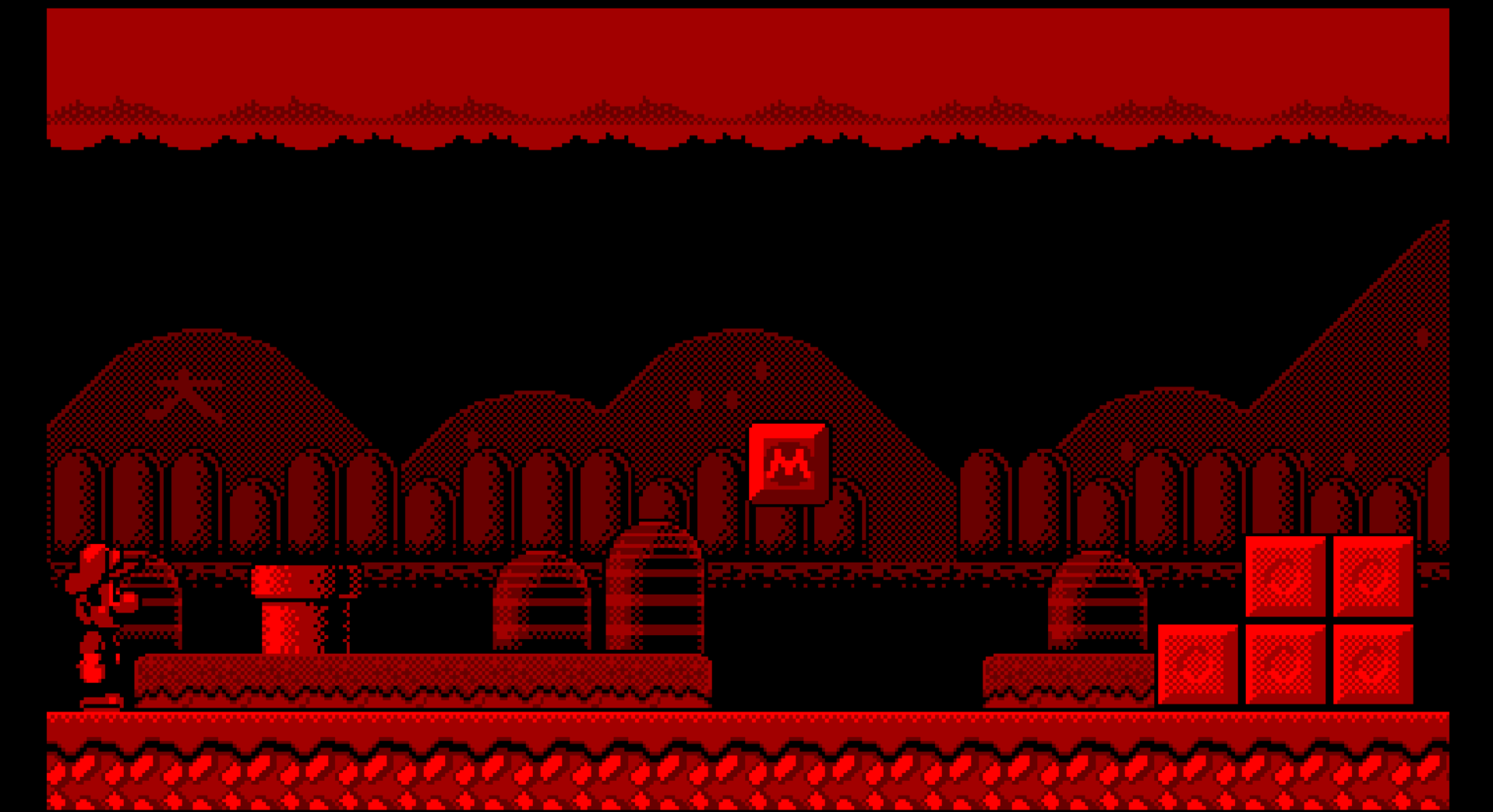 Virtual Mario Virtual Boy Mario Land ces demo recreation by Mr mine splat