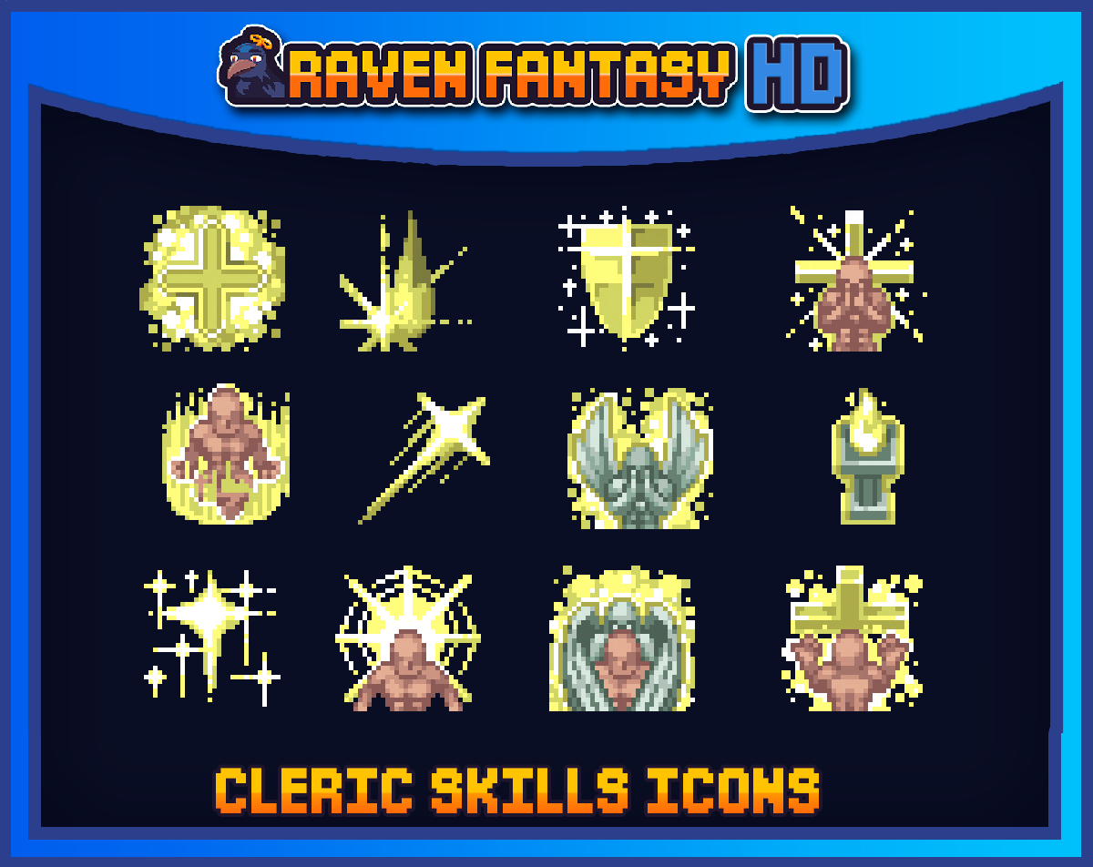 Raven Fantasy HD - RPG Icons, Pixel Art Icons, Textures and Sprites ...