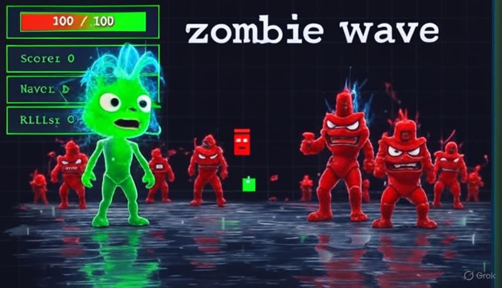 zombie waves (only coding ) by vigi game