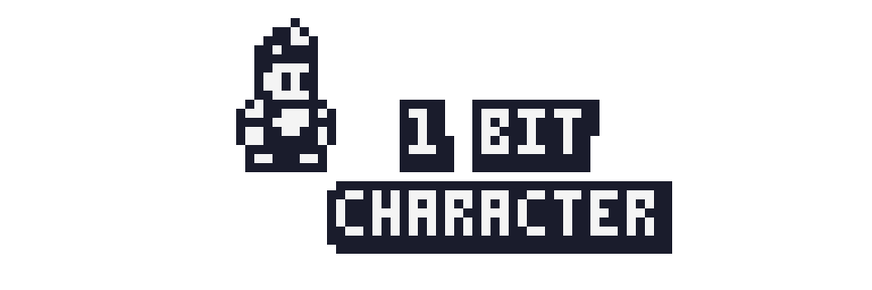 1-bit Platformer Character