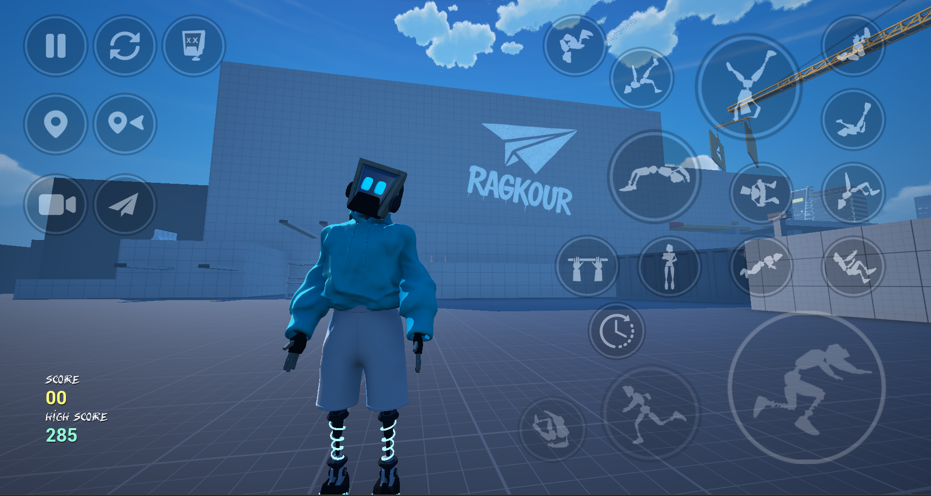 Ragkour Parkour Gameplay Screenshot 1
