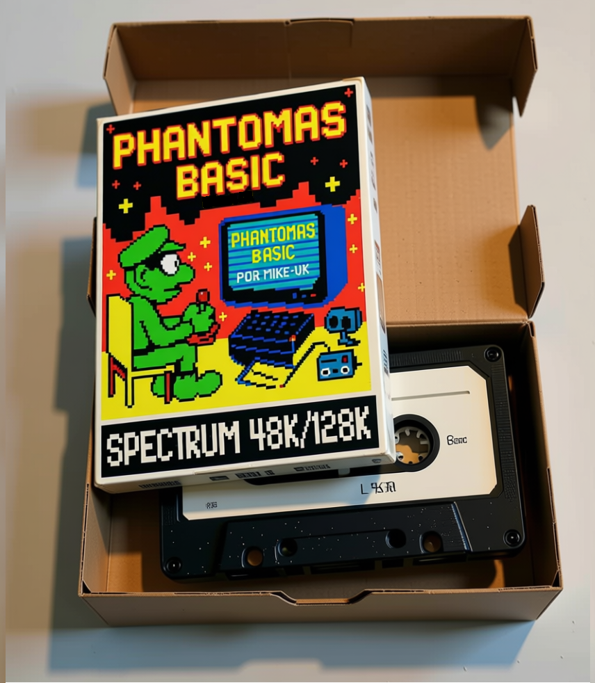 Phantomas Basic ZX Spectrum Gameplay Phantomas Basic ZX Spectrum Screenshot