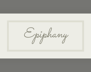 Epiphany   - A Cure Light Wounds Jam rpg about healing and discovery for 1 or more players. 