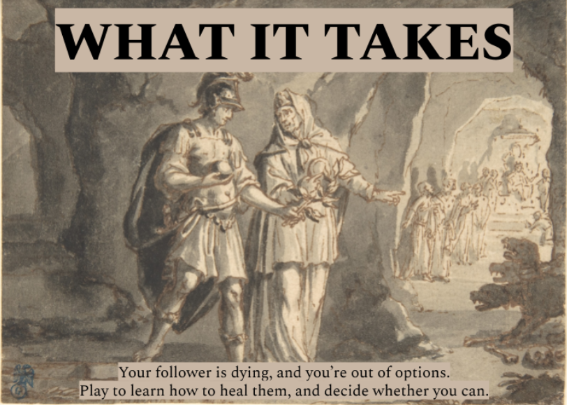 Cover image for What It Takes: A Game of Sacrifice and Healing
