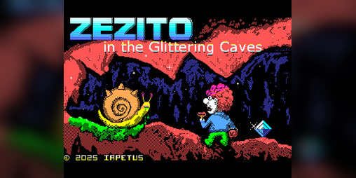 Cover image for Zezito in the Glittering Caves - Thomson MO5