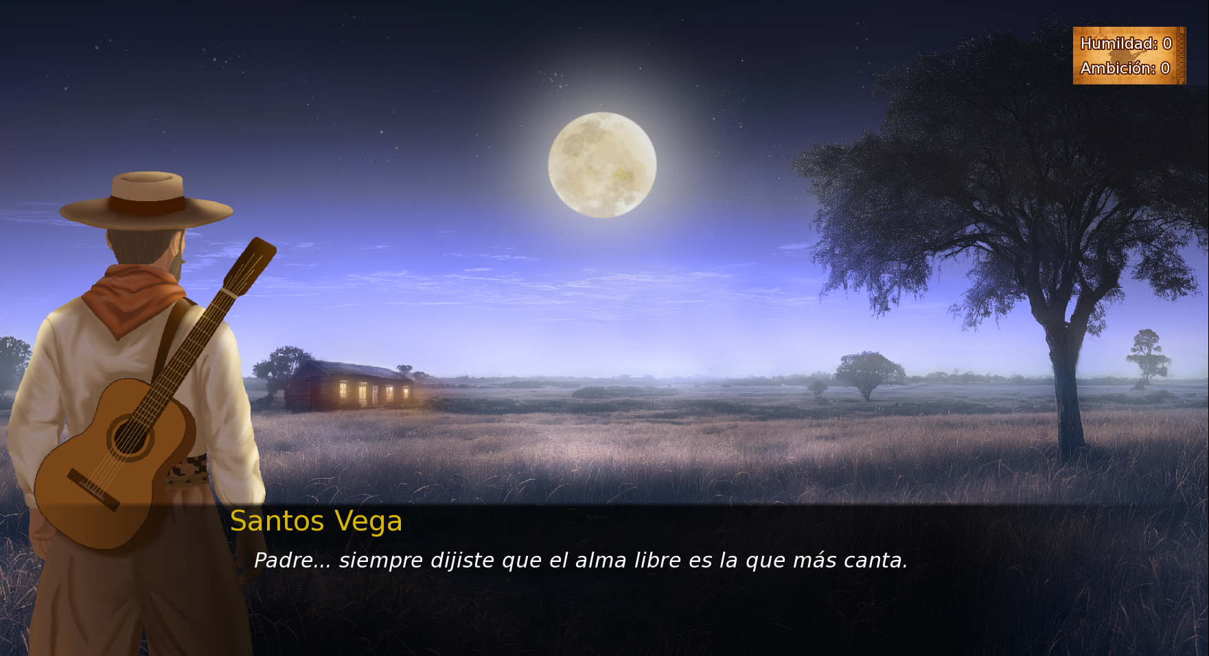 SANTOS Y EL VIEJO DE LA PULPERÍA