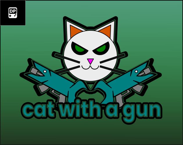 CAT WITH A GUN