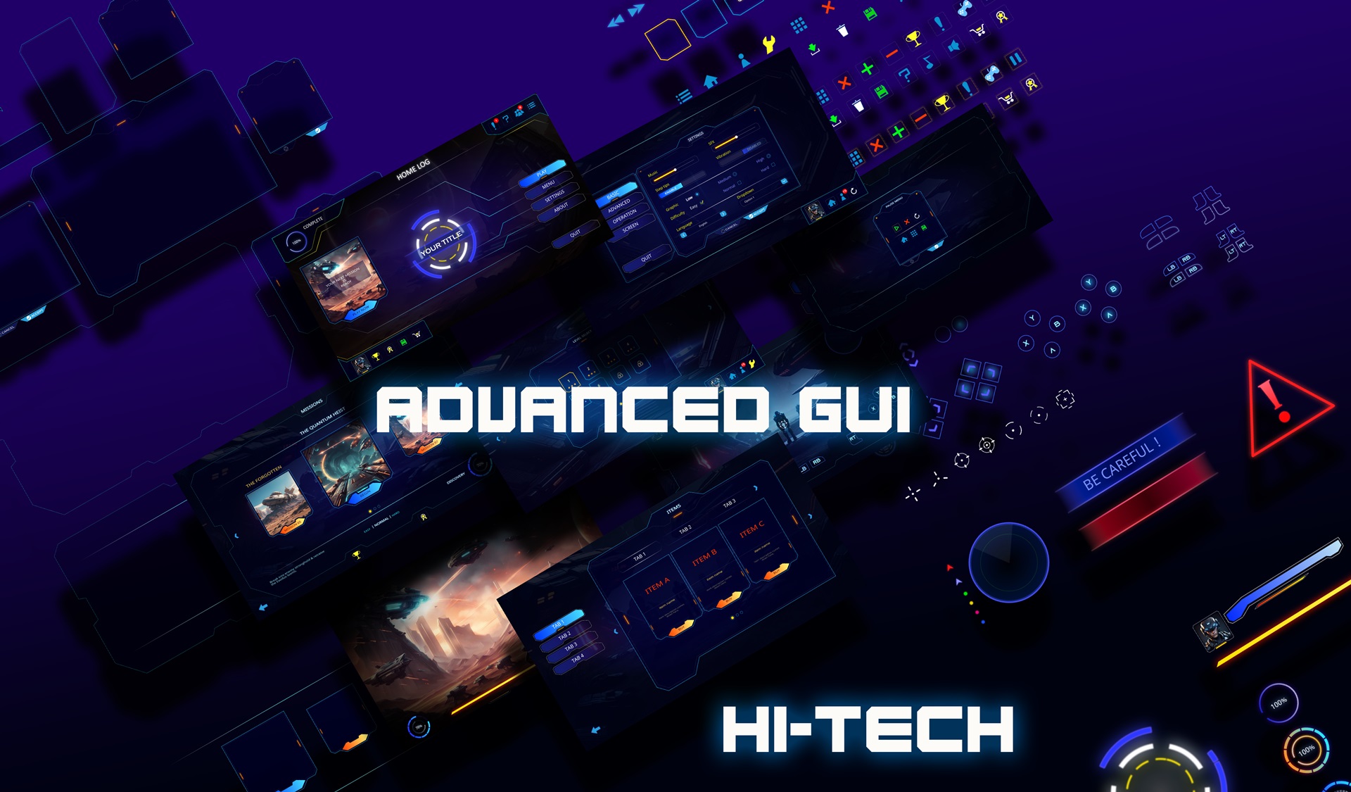 Advanced SciFi GUI 2
