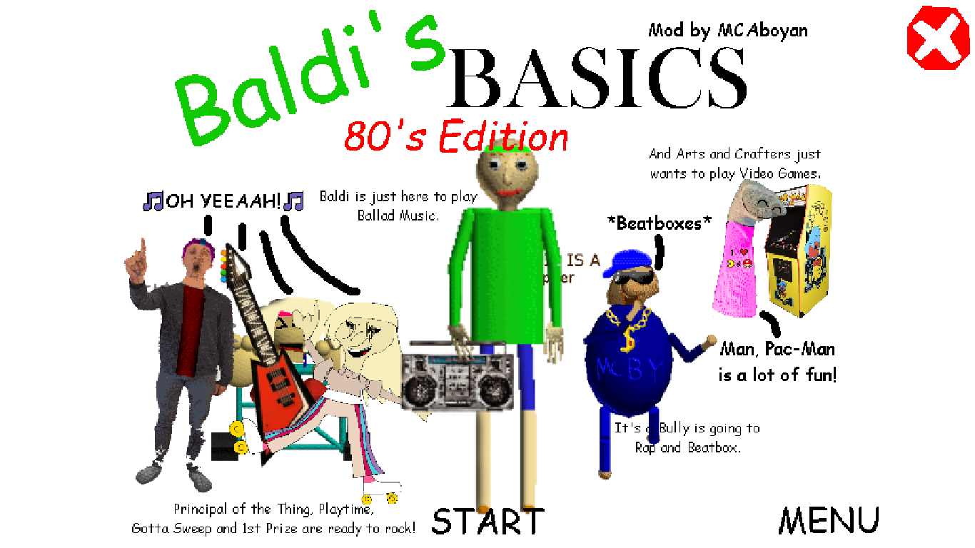 Baldi's Basics 80's Edition