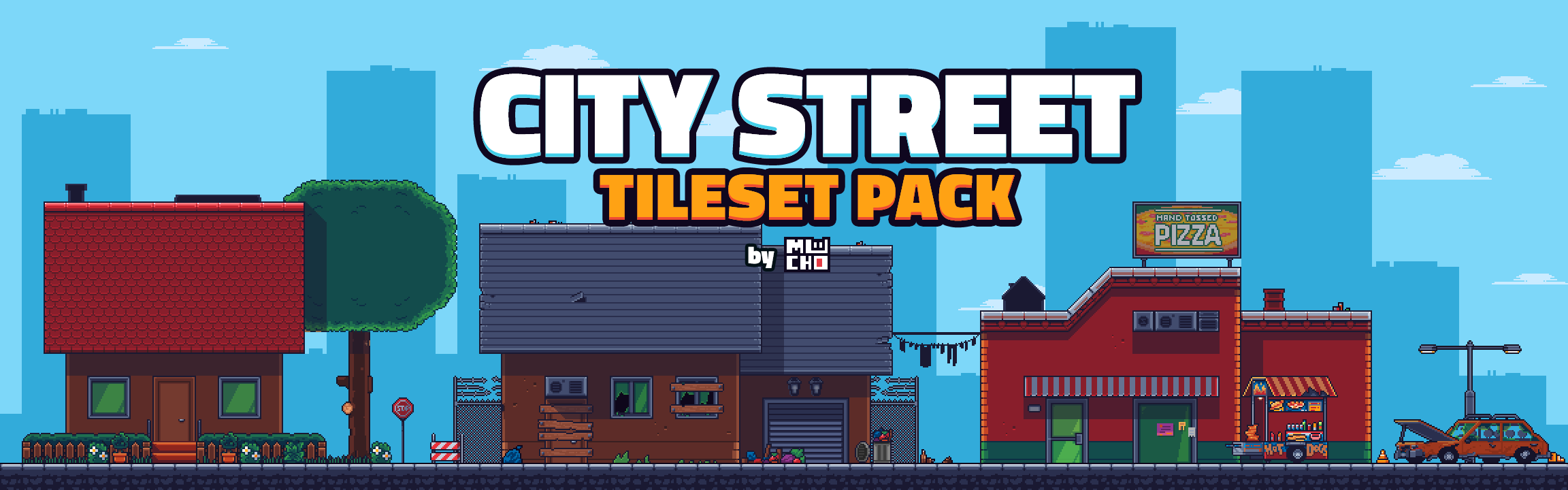 City Street Tileset Pack