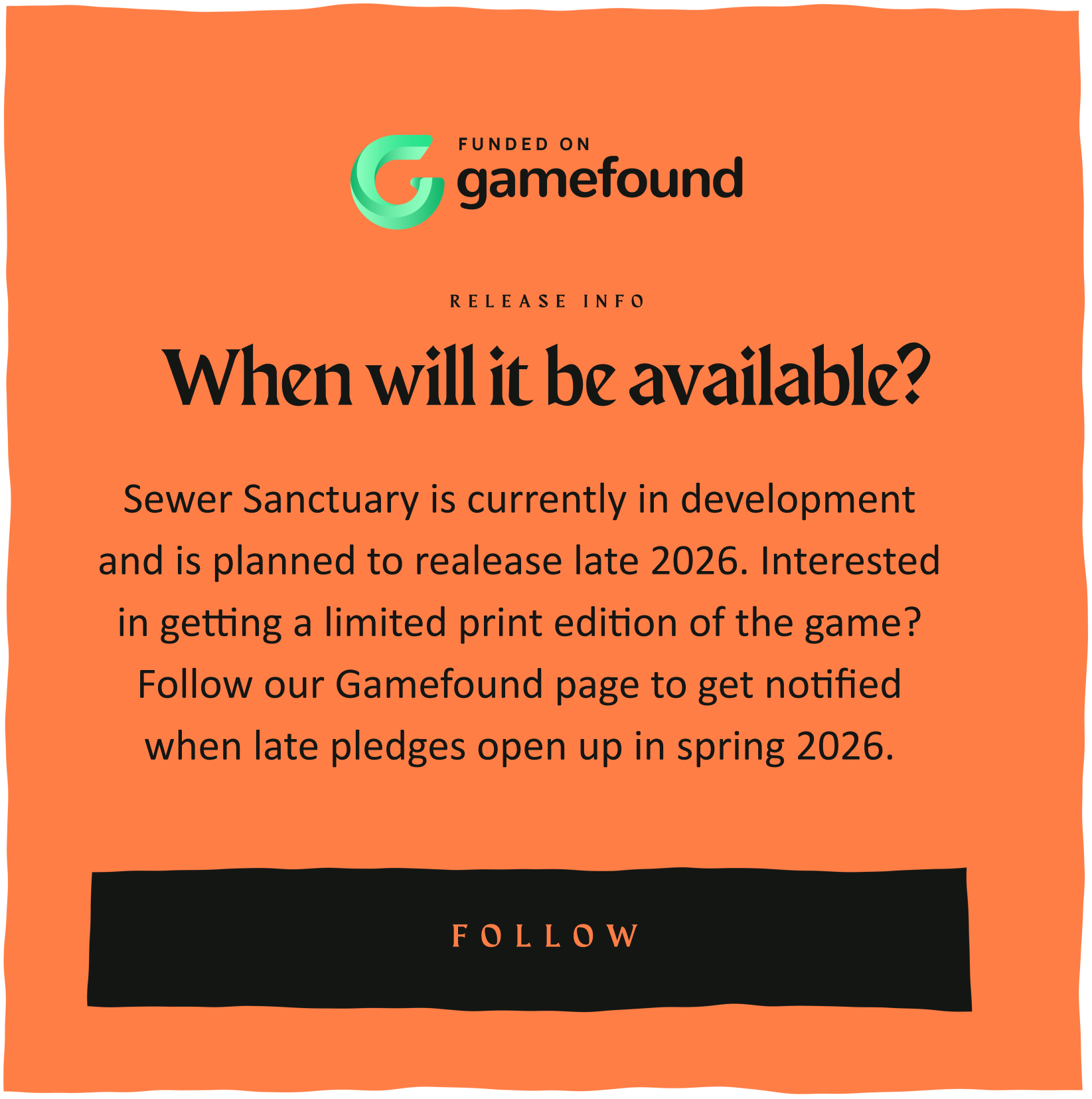 Follow on Gamefound