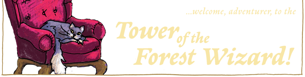 The Tower of the Forest Wizard - Colouring Book