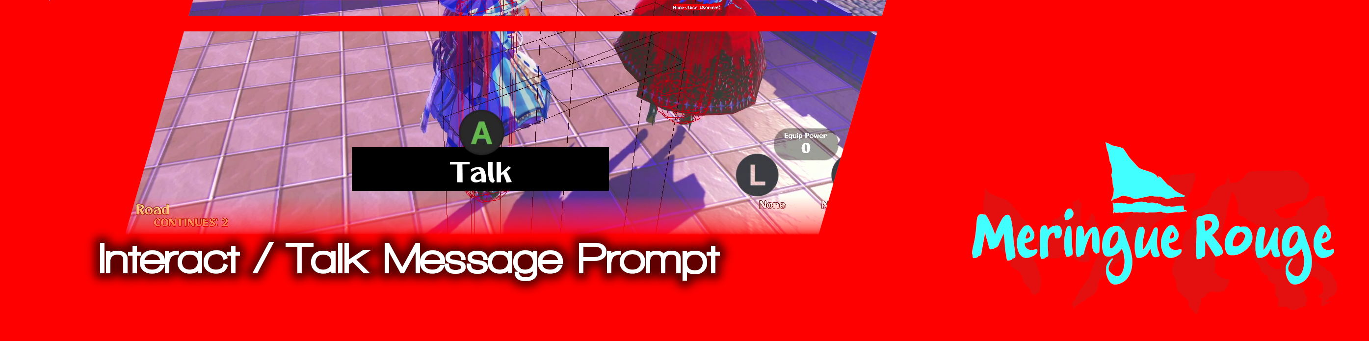 C# Interact / Talk Message UI for RPG Developer Bakin