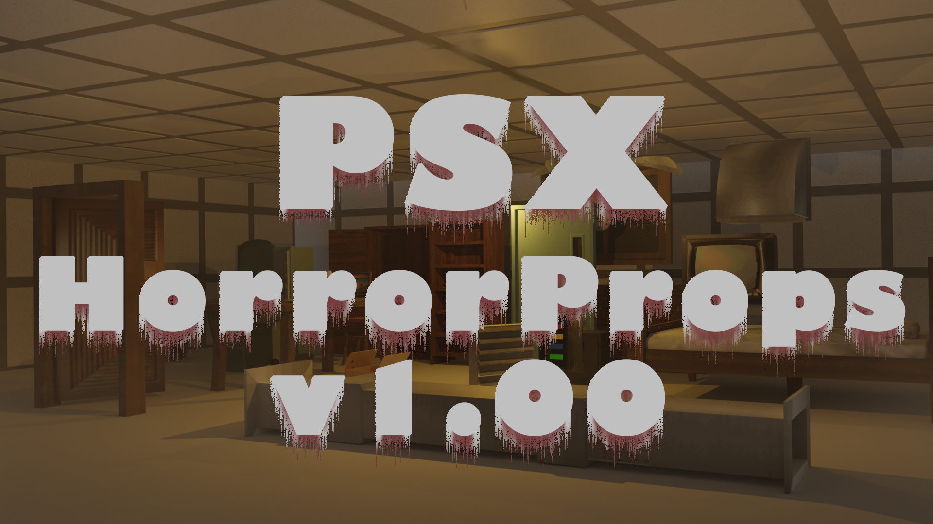 JUST TRY PLEACE!!!!! - PSX_HorrorProps_v1 by Mono Studio