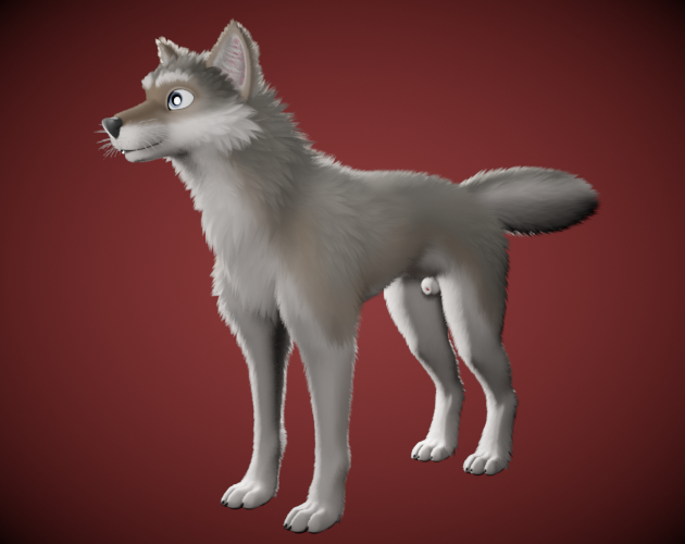 Cover image for Feral Wolves Blender Models by MaxNoWard