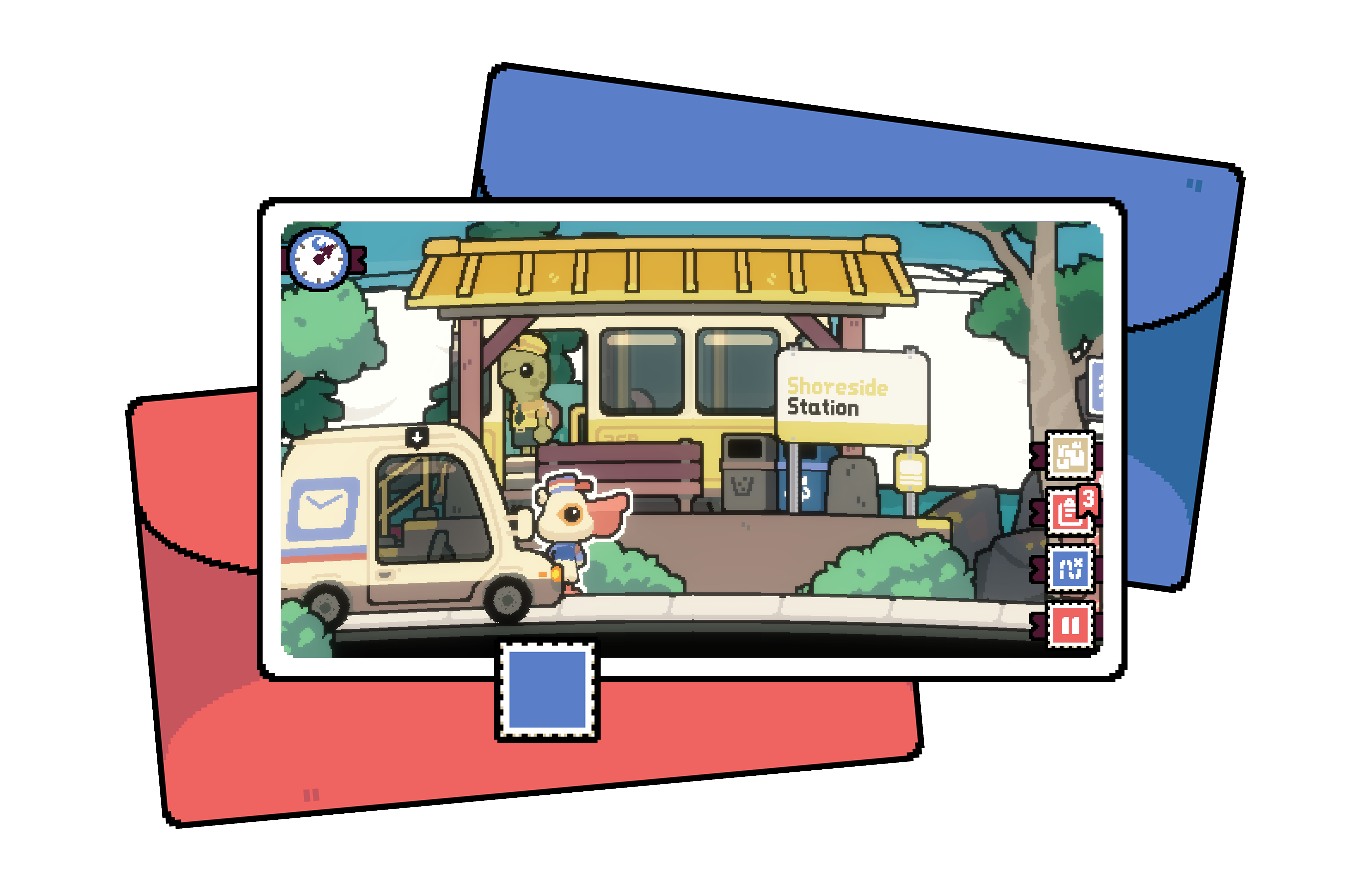 Pepper watching the tram