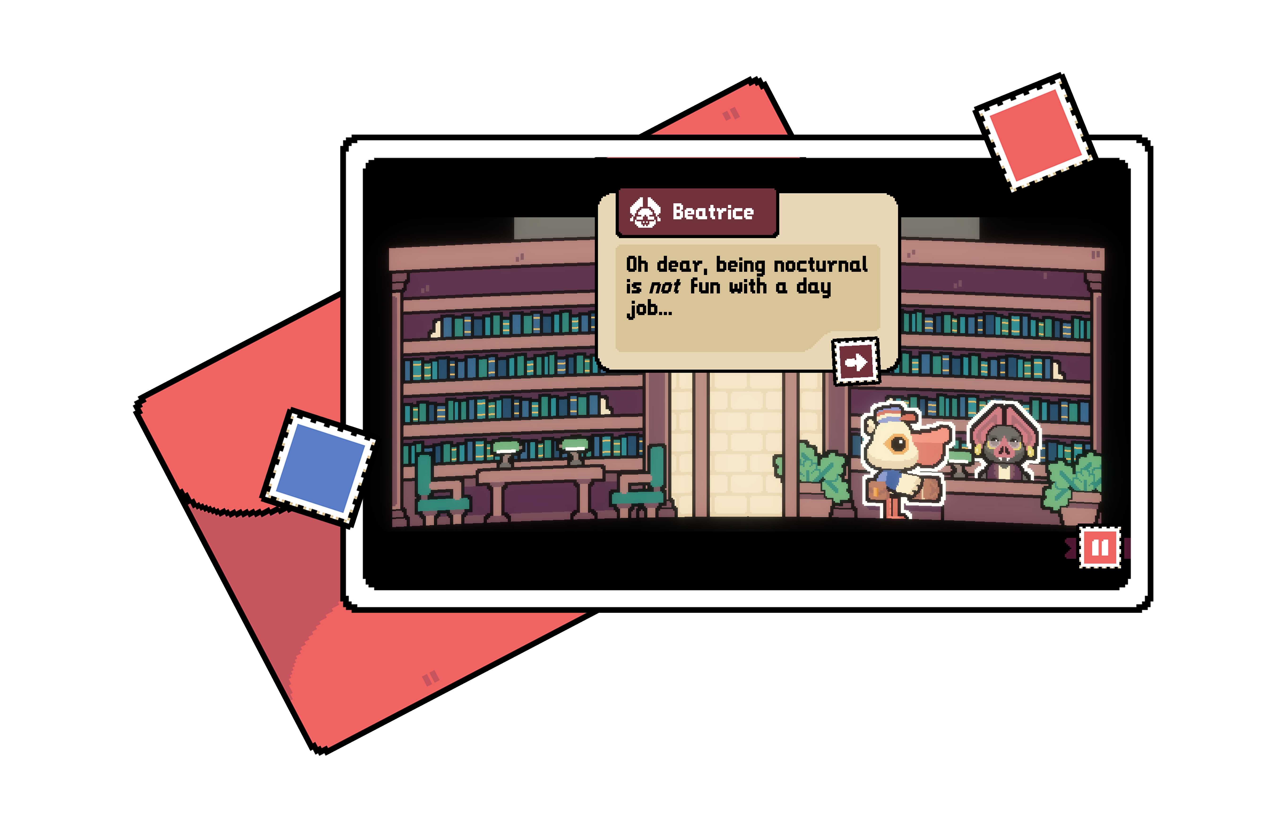 Pepper talking to Beatrice Pepper talking to Beatrice