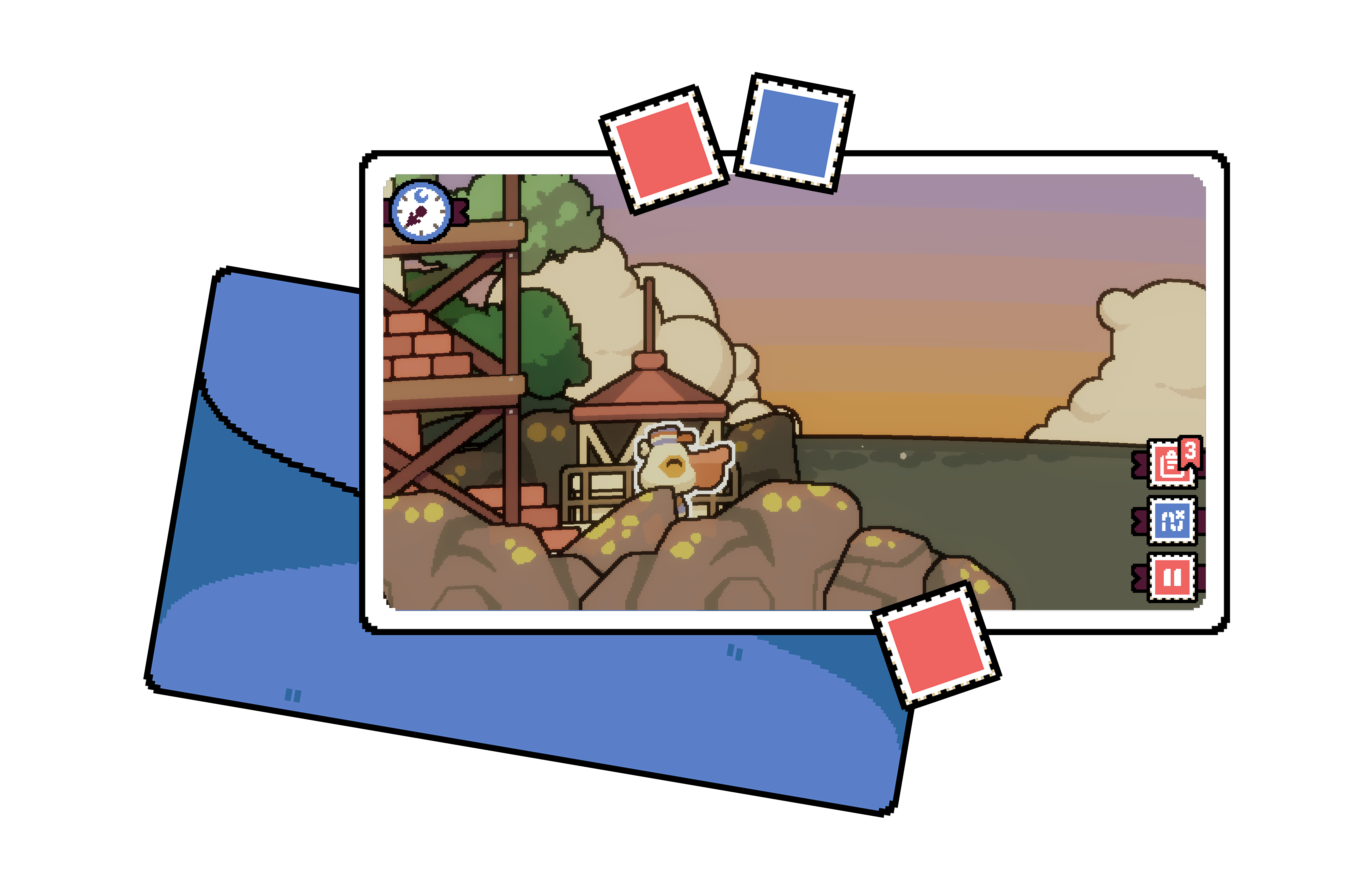 Pepper watching the sunset