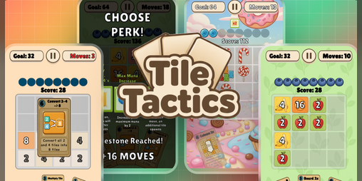 Cover image for Tile Tactics: 2048 Card Puzzle