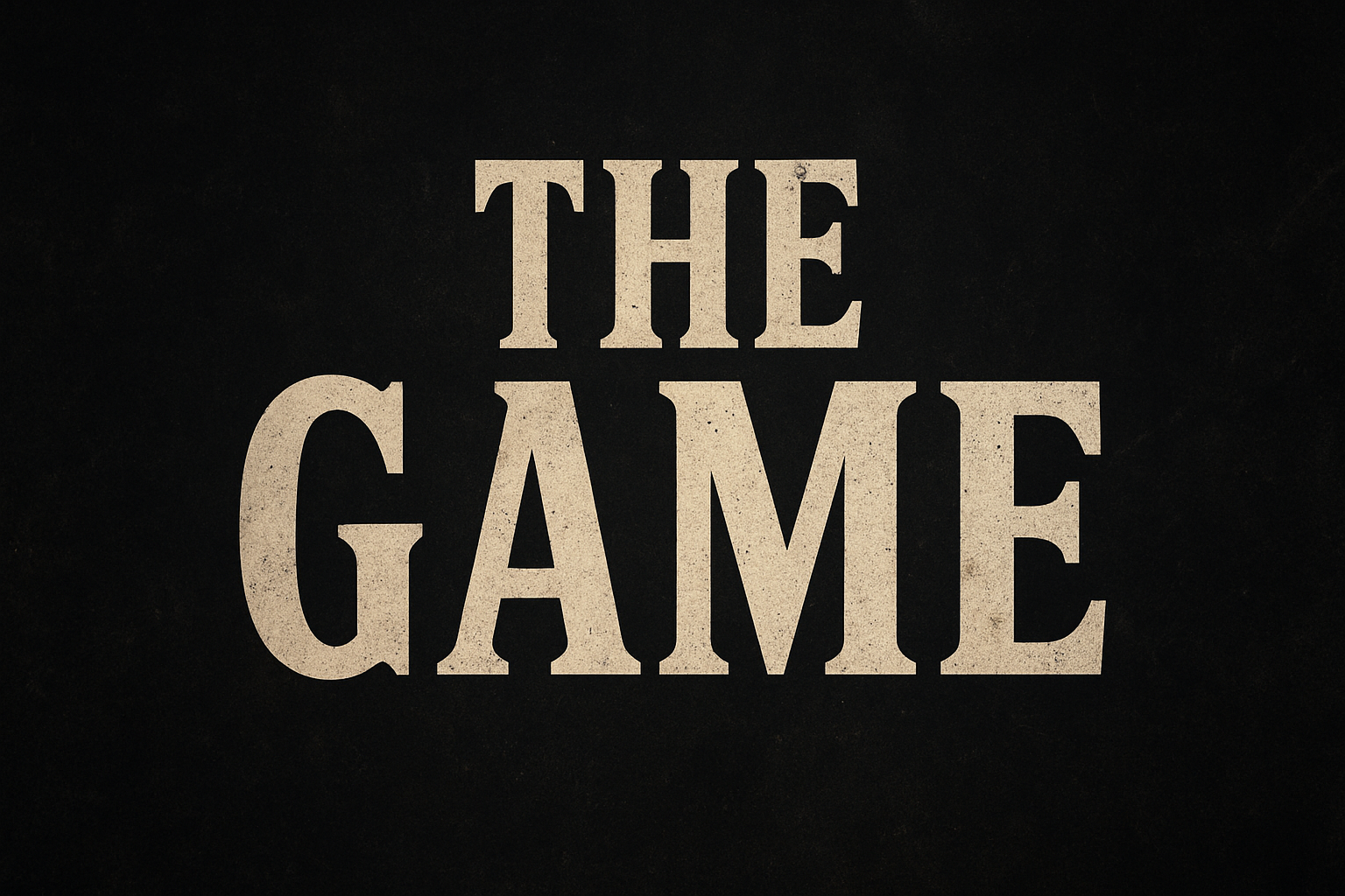 Cover image for TheGame