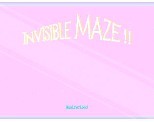 Invisible maze