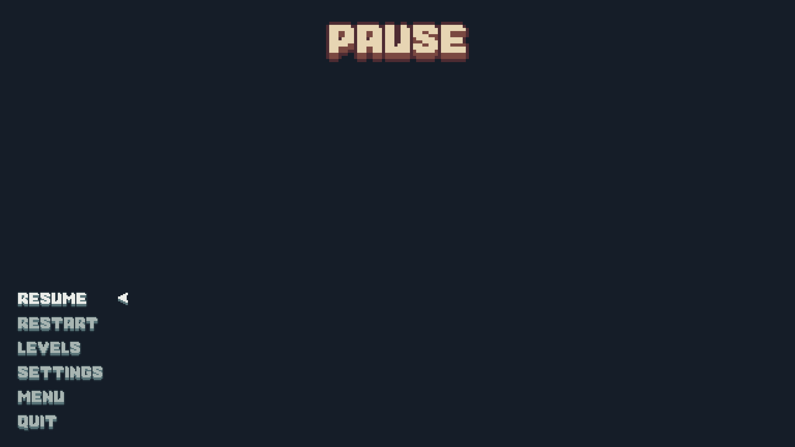 Pause Menu