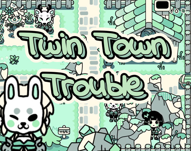 Cover image for Twin Town Trouble