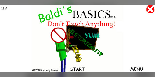 Cover image for Baldi's Basics Dont Touch Anything Android