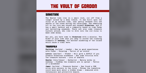 Cover image for The Vault of Gordon