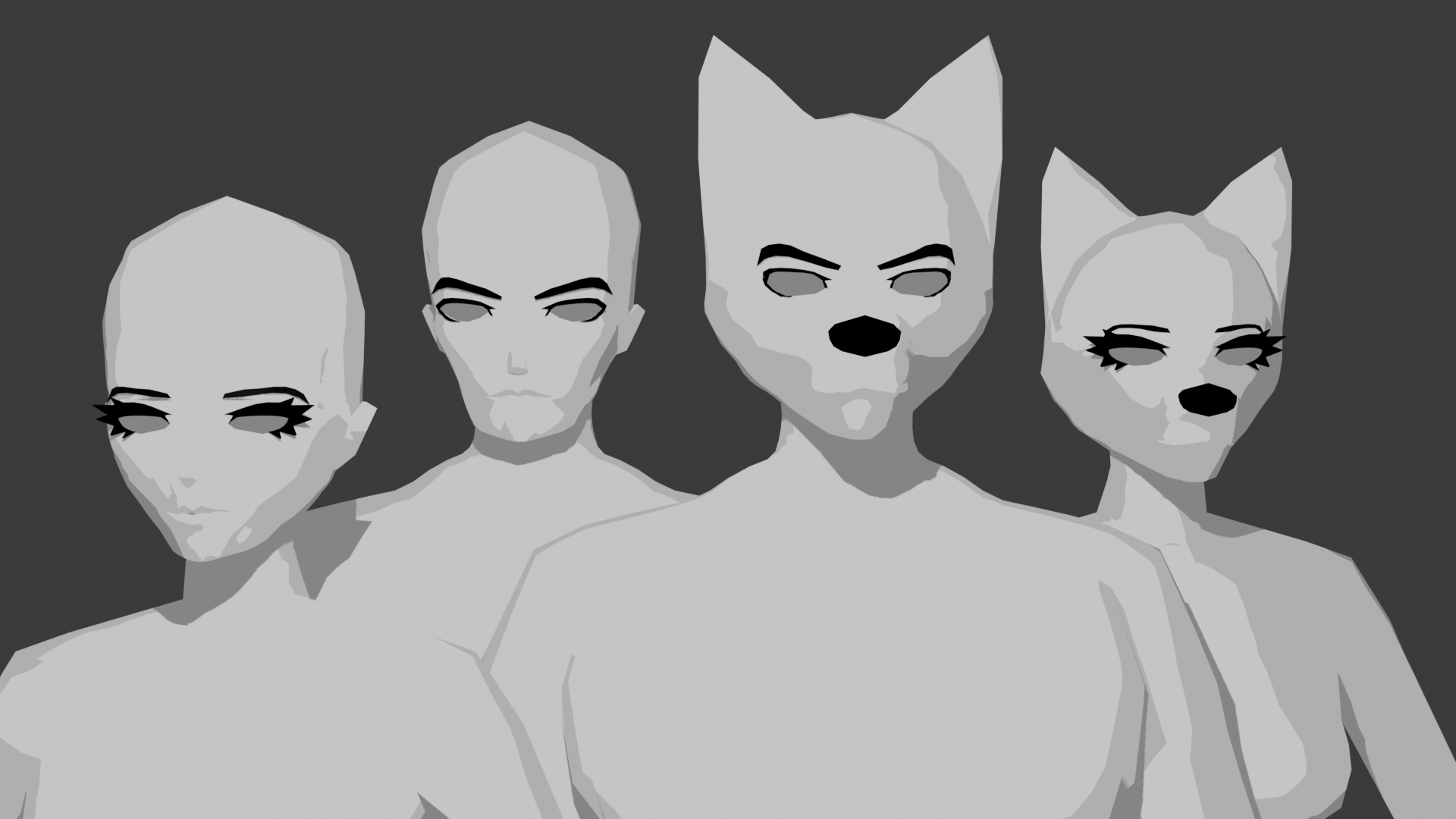 DAEMON LOWPOLY Basemeshes