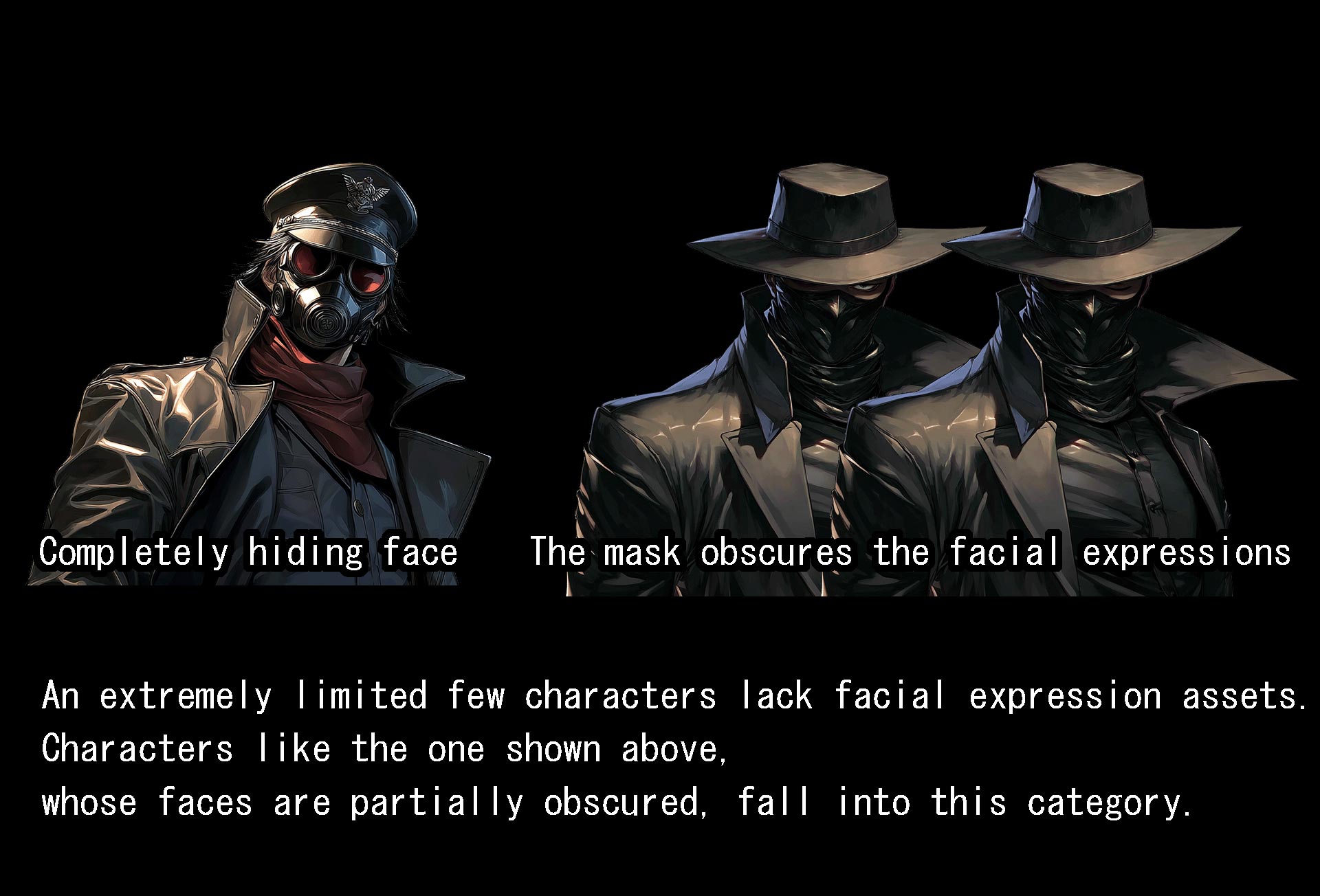 Secret Org: 160 Characters & 150 Backgrounds [VN/RPG Assets] by cogabushi