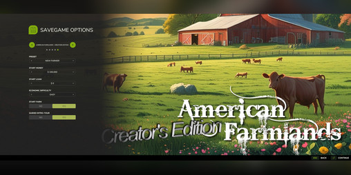 Cover image for FS25 American Farmlands Creators Edition
